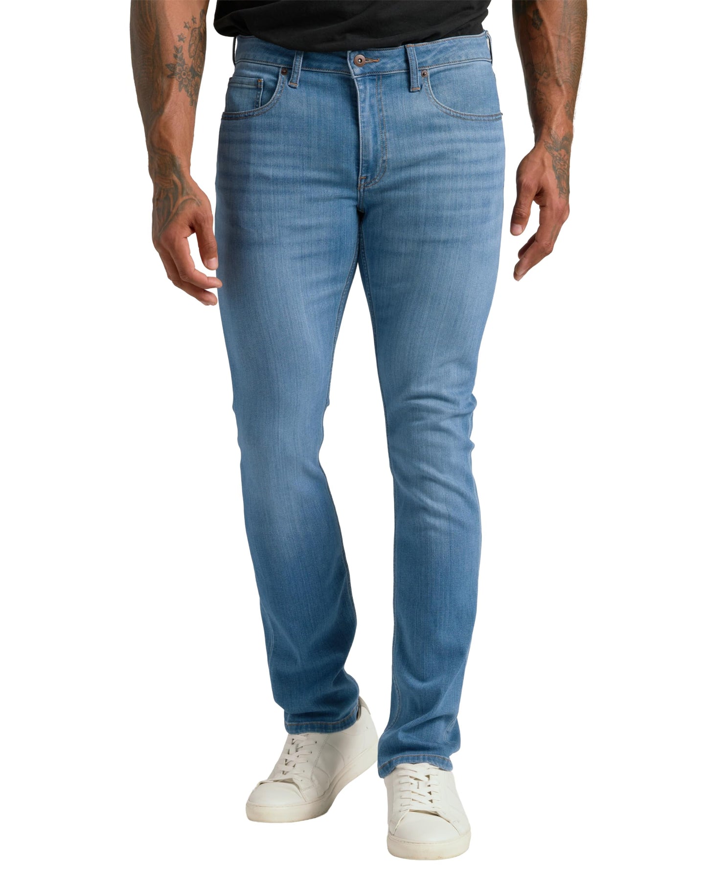 Slim Straight Stretch Denim Jeans