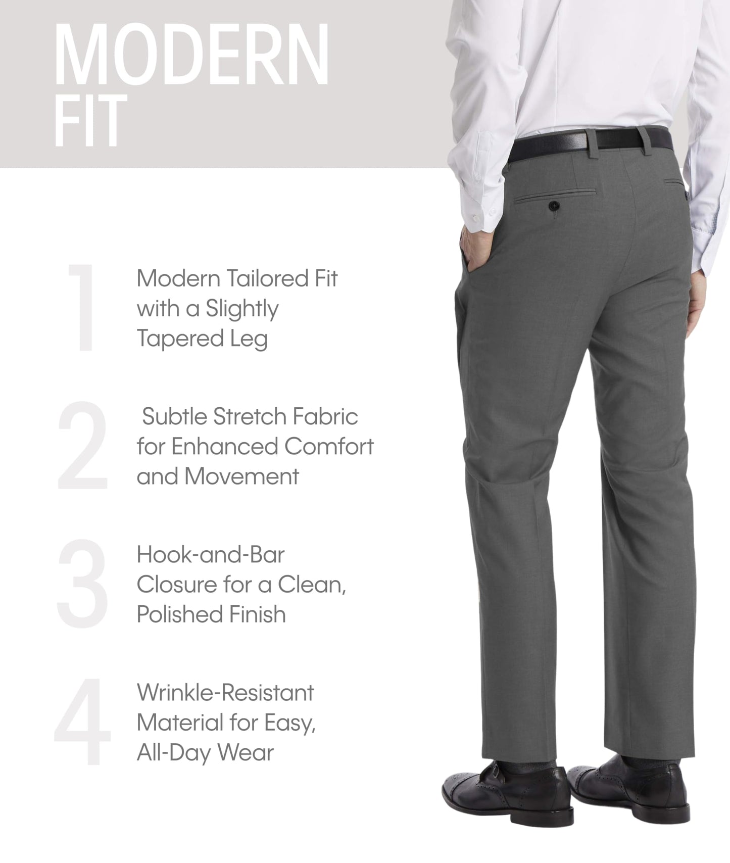 Modern Fit Performance Stretch Dress Pants