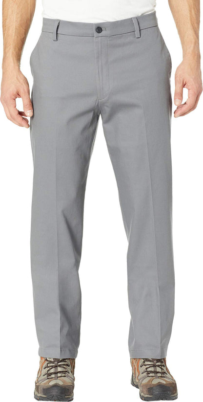 Classic Fit Cotton Stretch Khaki Pants