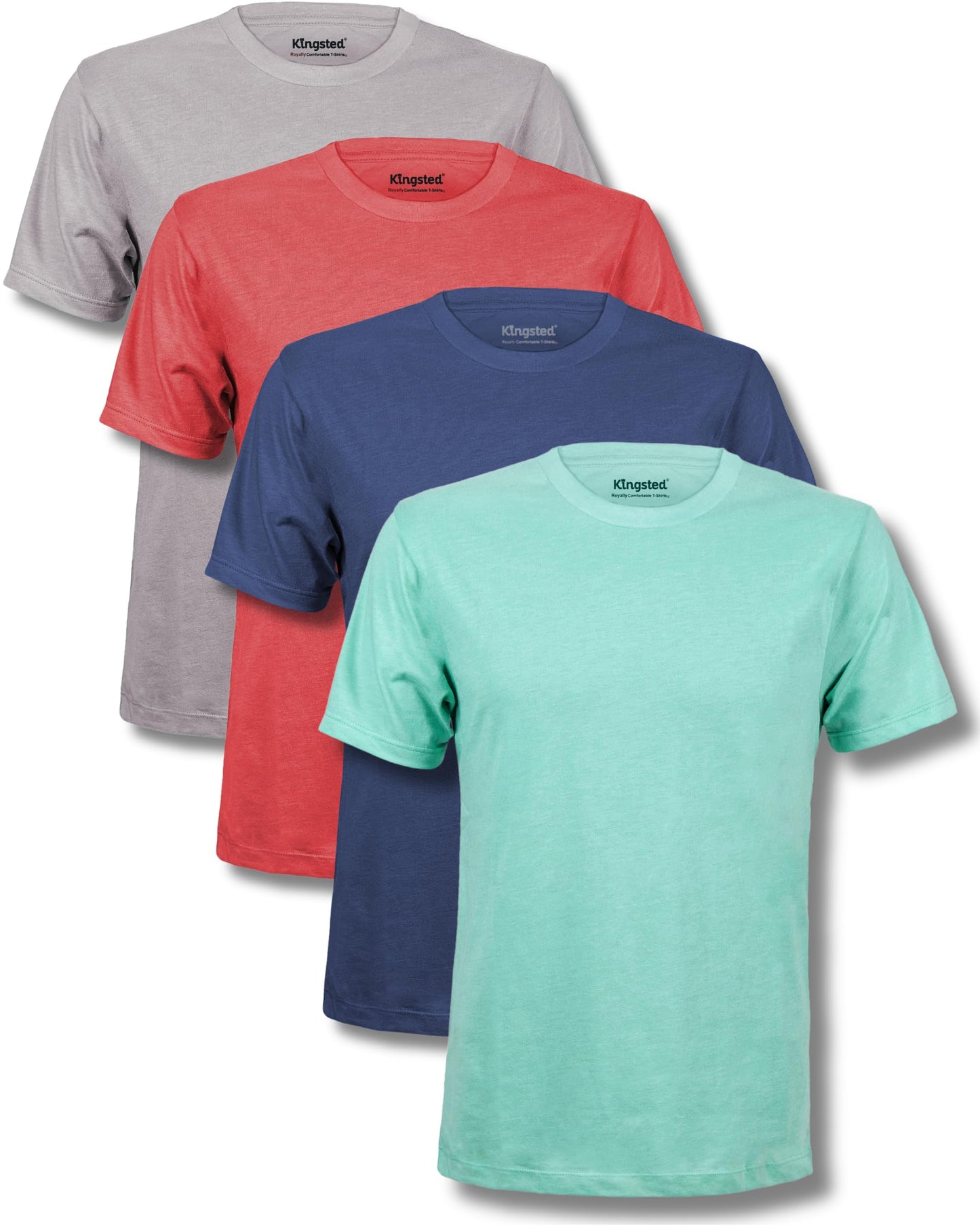 Kingsted T-Shirts for Men Pack - Royally Comfortable - Super Soft Premium Fabric - Well-Crafted Classic Tee
