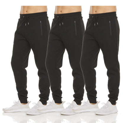 Fleece Active Jogger Pants With Zipper Pockets