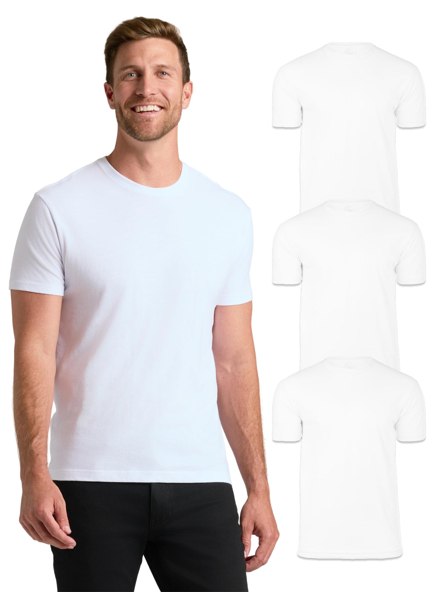 Men’s Cotton Blend Short Sleeve Crew Neck Tees