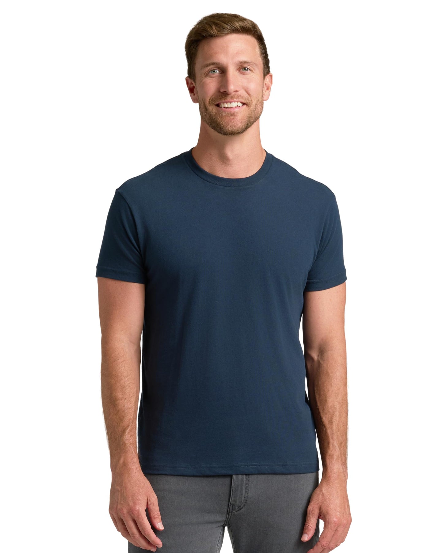 Men’s Cotton Blend Short Sleeve Crew Neck Tees