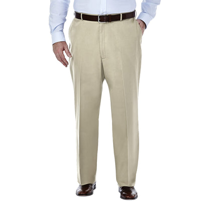 Classic Fit No Iron Flat Front Khaki Pants