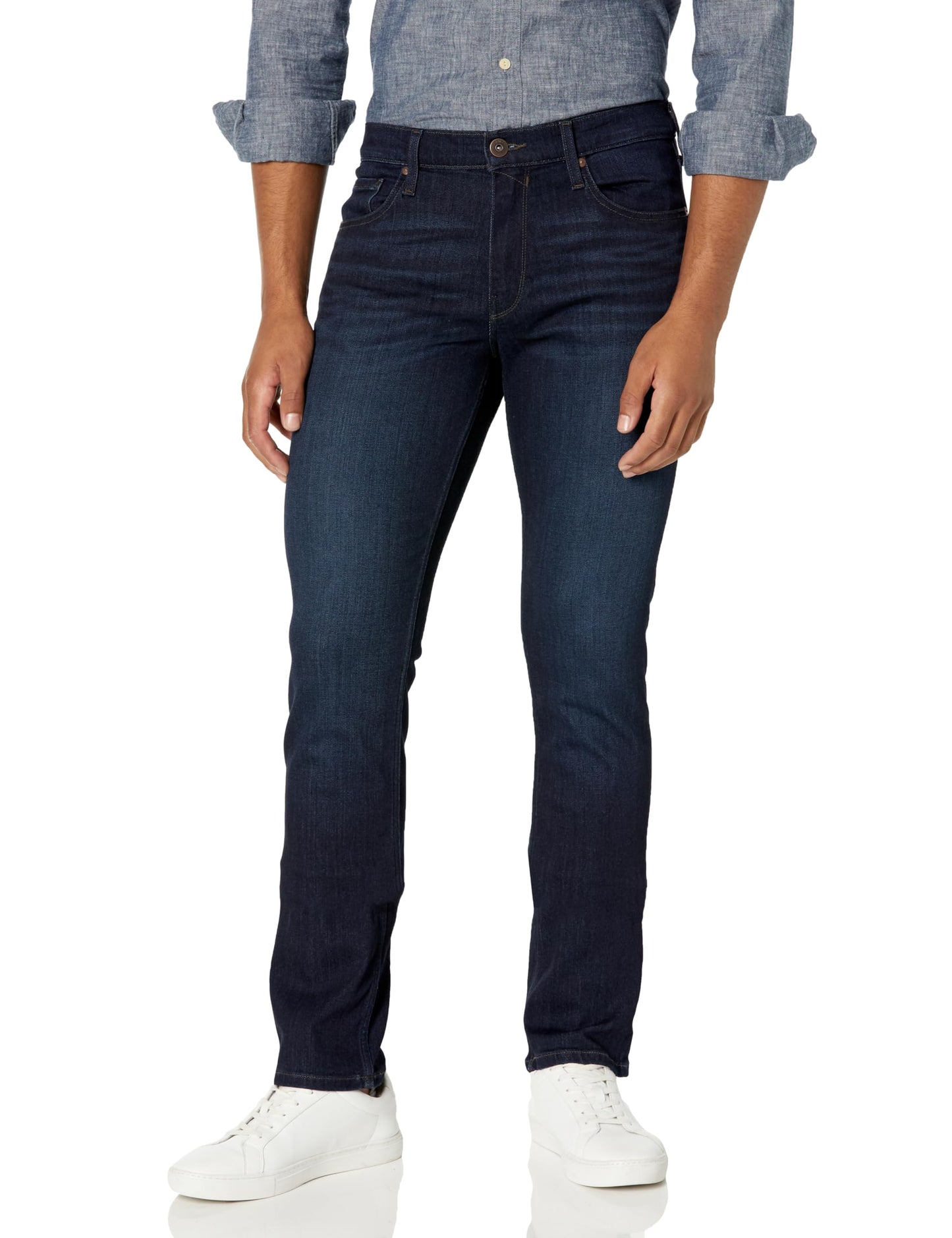 Slim Straight Stretch Denim Jeans