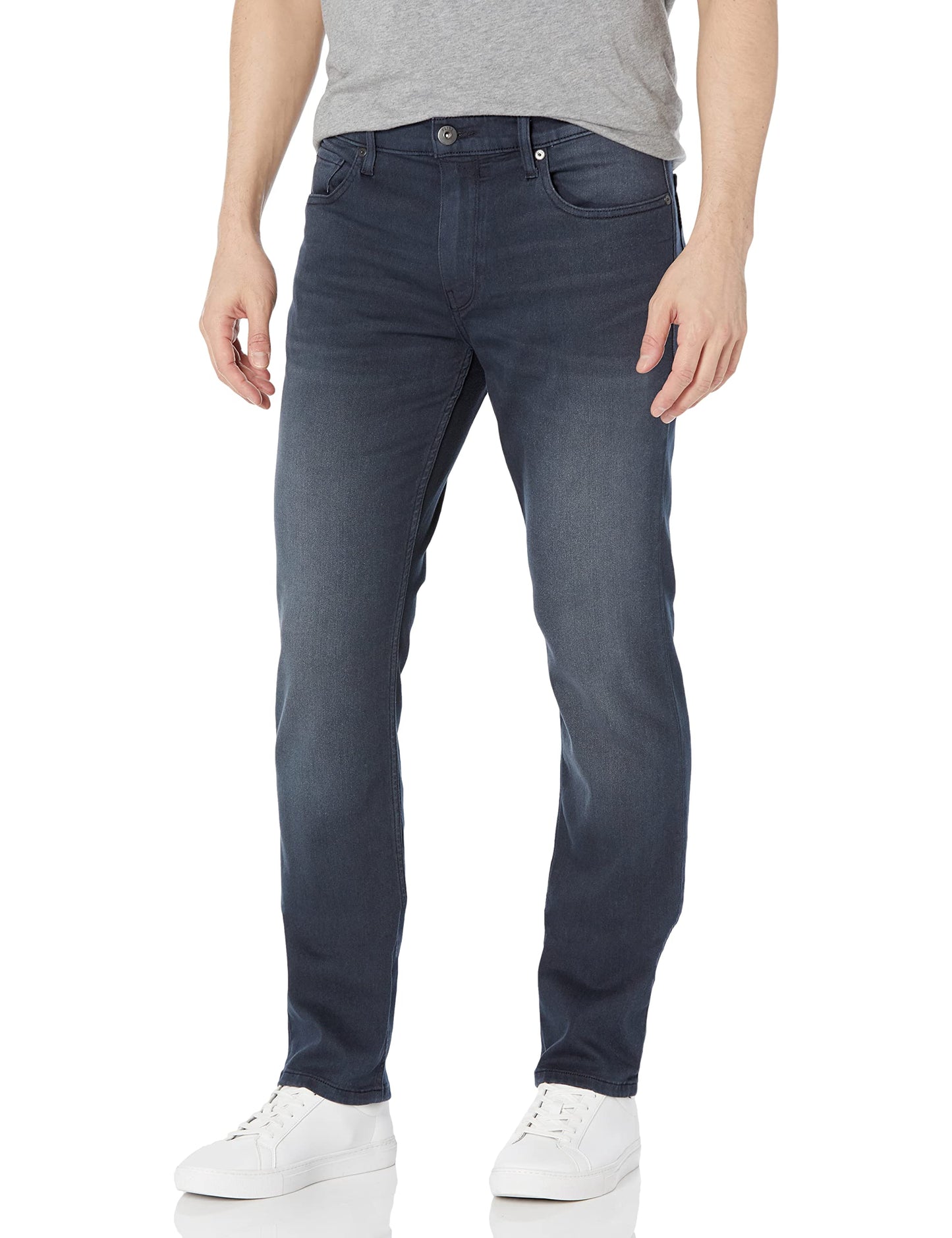 Slim Straight Stretch Denim Jeans