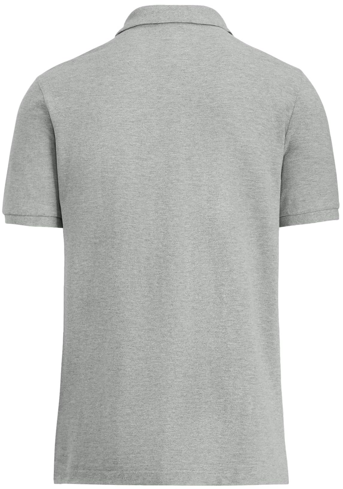 Classic Fit Mesh Polo Shirt For Men