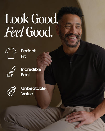 Cotton Dry Fit Short Sleeve Polo Shirt