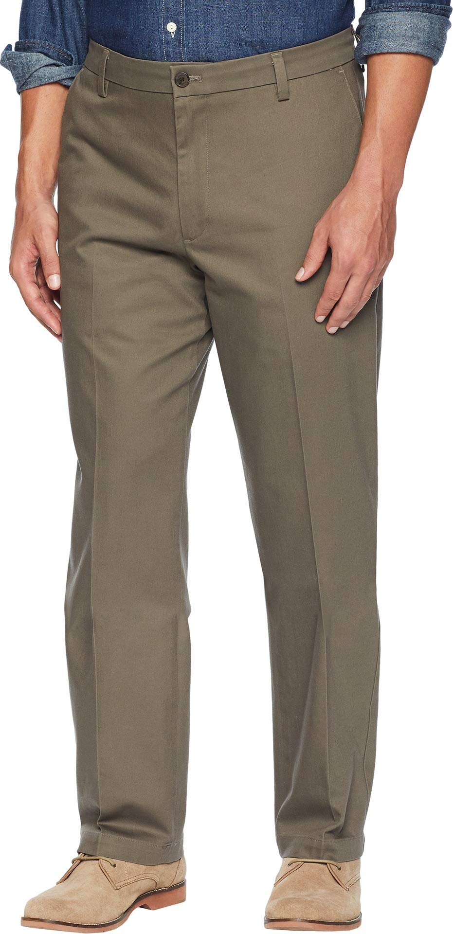 Classic Fit Cotton Stretch Khaki Pants