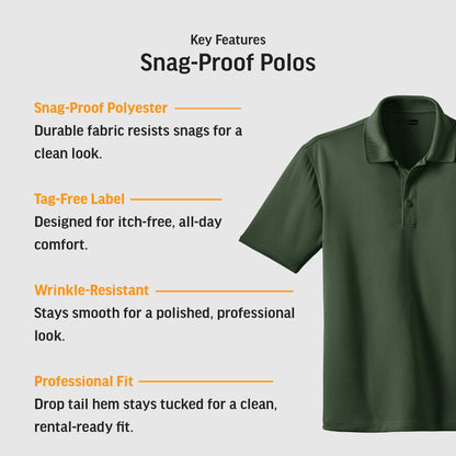 Snag Resistant Performance Polo Shirt