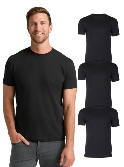 Men’s Cotton Blend Short Sleeve Crew Neck Tees