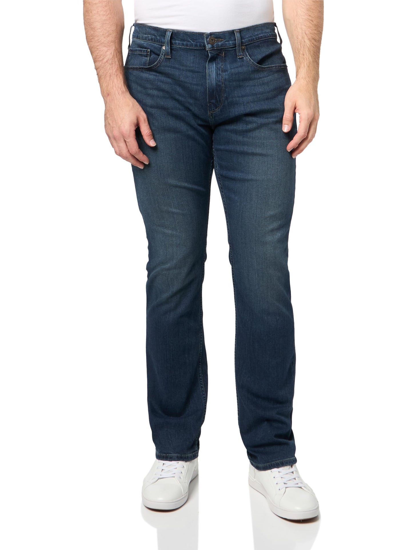Slim Straight Stretch Denim Jeans