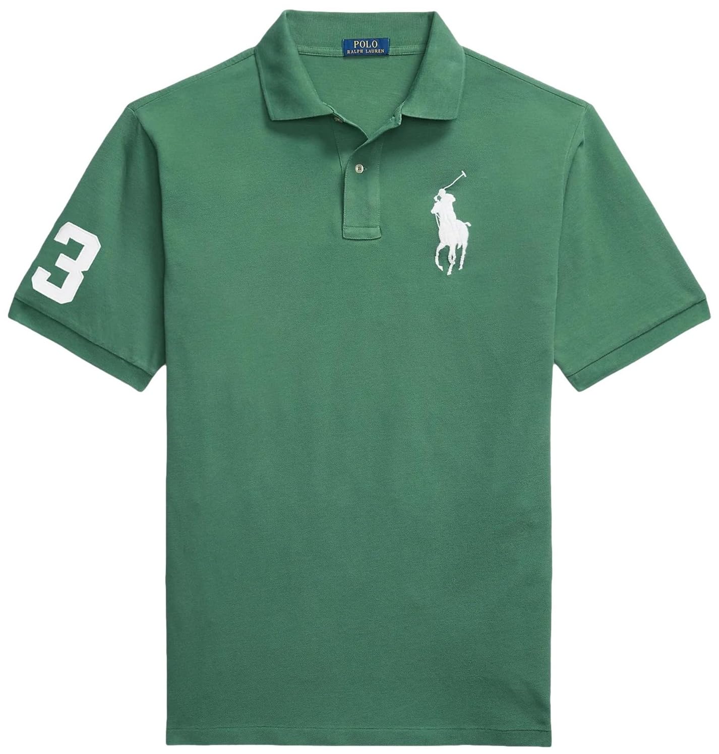 Classic Fit Mesh Polo Shirt For Men