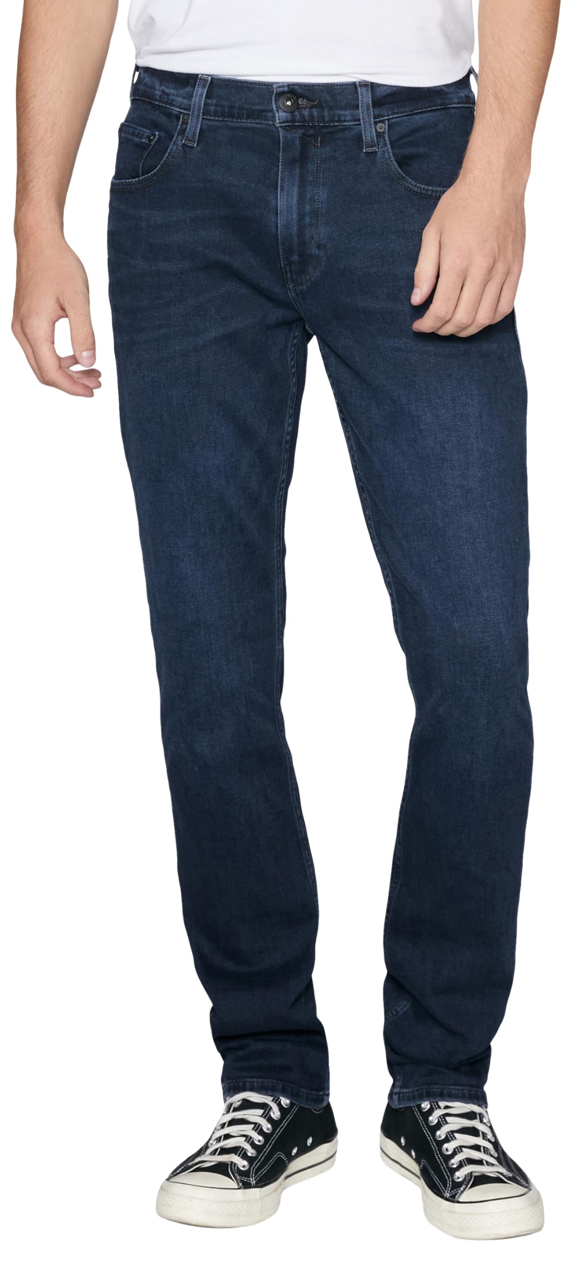 Slim Straight Stretch Denim Jeans