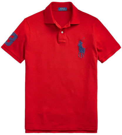 Classic Fit Mesh Polo Shirt For Men