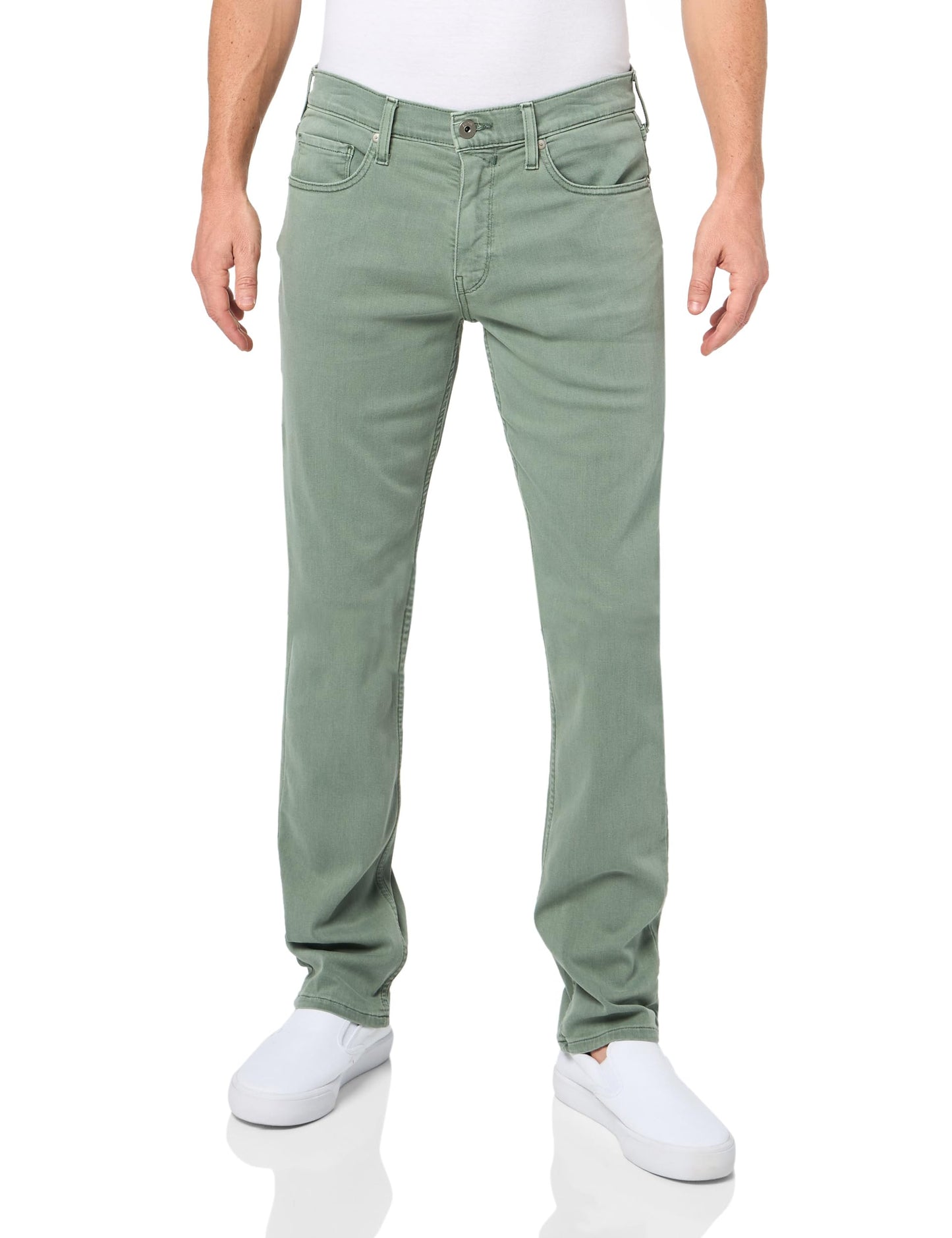 Slim Straight Stretch Denim Jeans