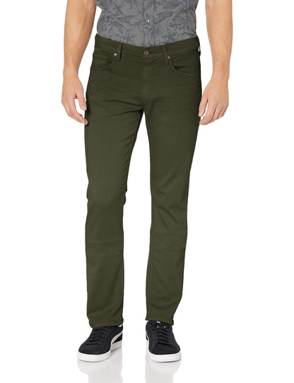 Slim Straight Stretch Denim Jeans