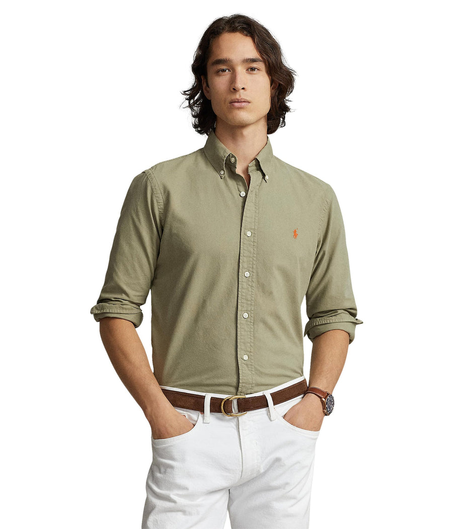 Folded polo shirt detail