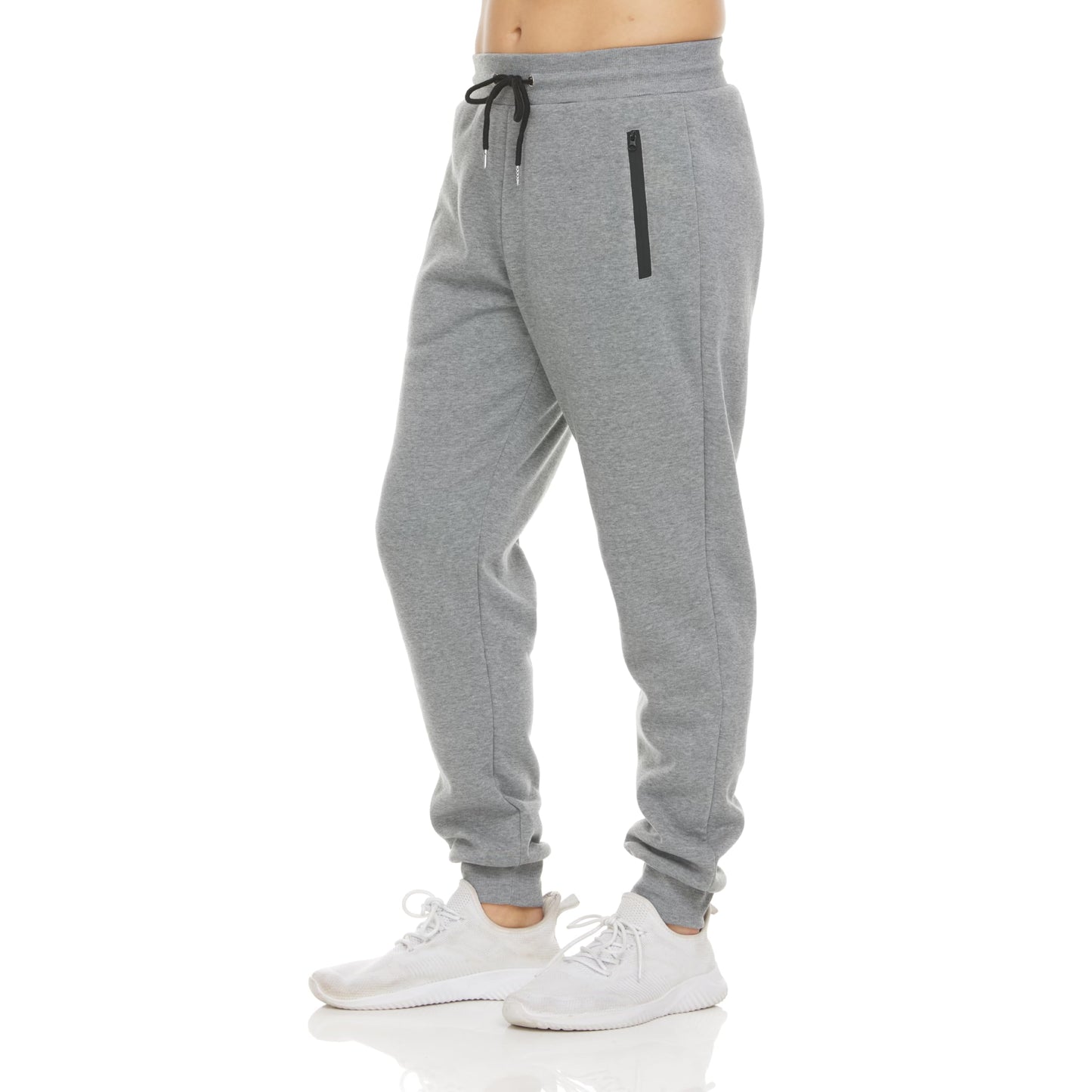 Fleece Active Jogger Pants With Zipper Pockets