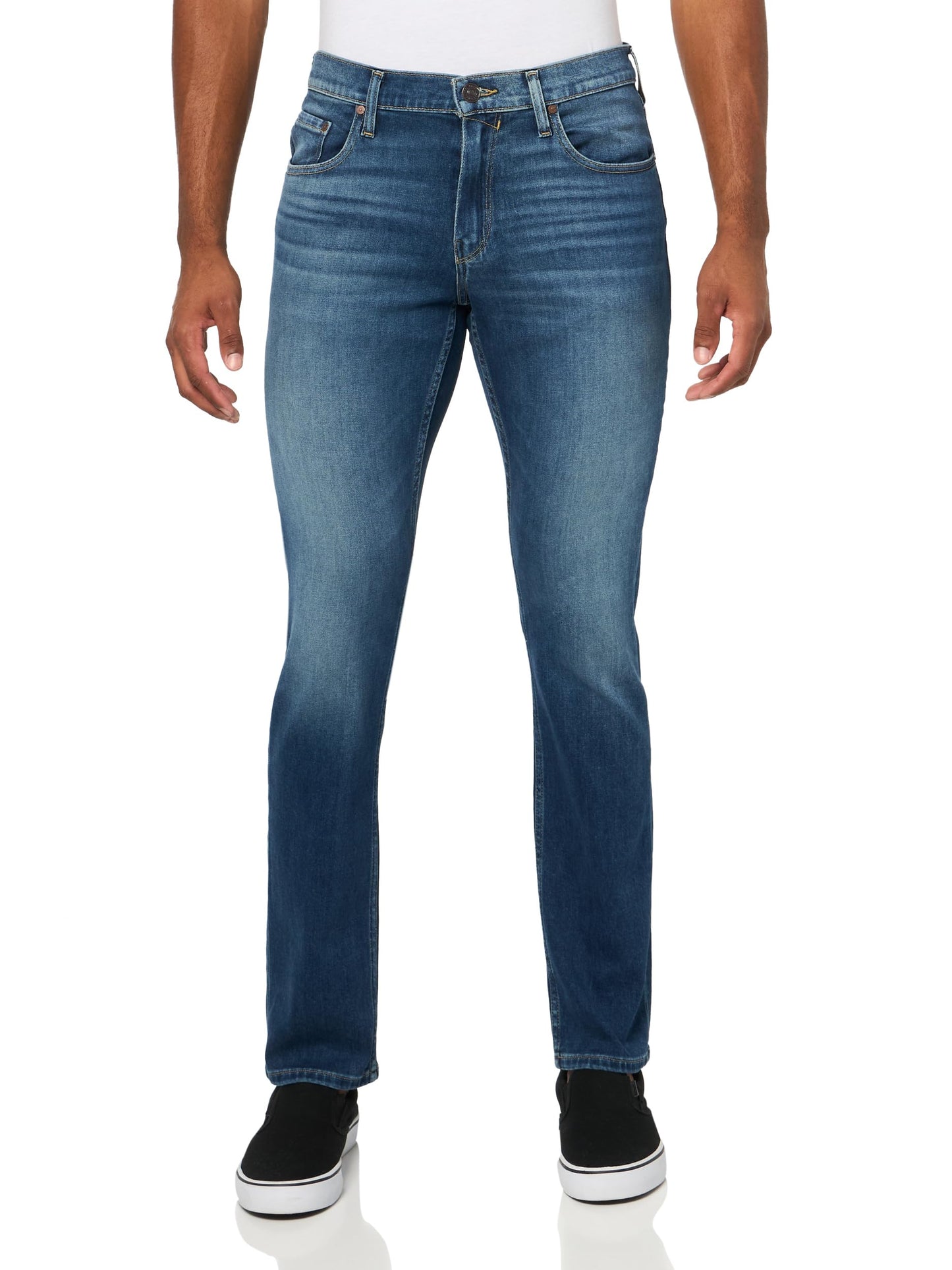 Slim Straight Stretch Denim Jeans