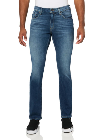 Slim Straight Stretch Denim Jeans