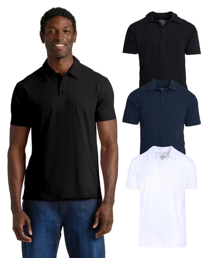 Cotton Dry Fit Short Sleeve Polo Shirt