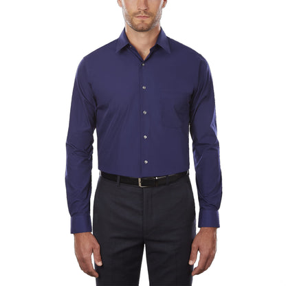 Regular Fit Solid Poplin Dress Shirt