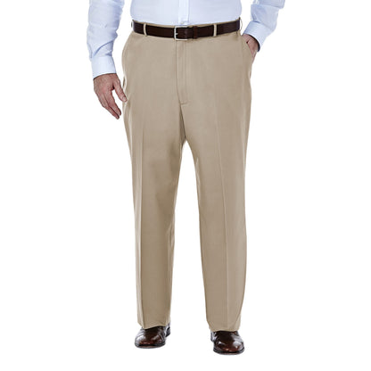 Classic Fit No Iron Flat Front Khaki Pants