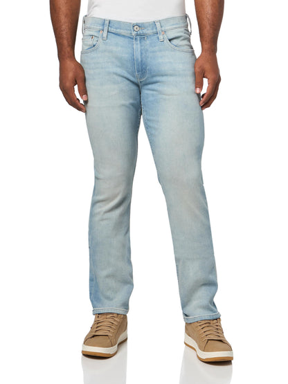 Slim Straight Stretch Denim Jeans