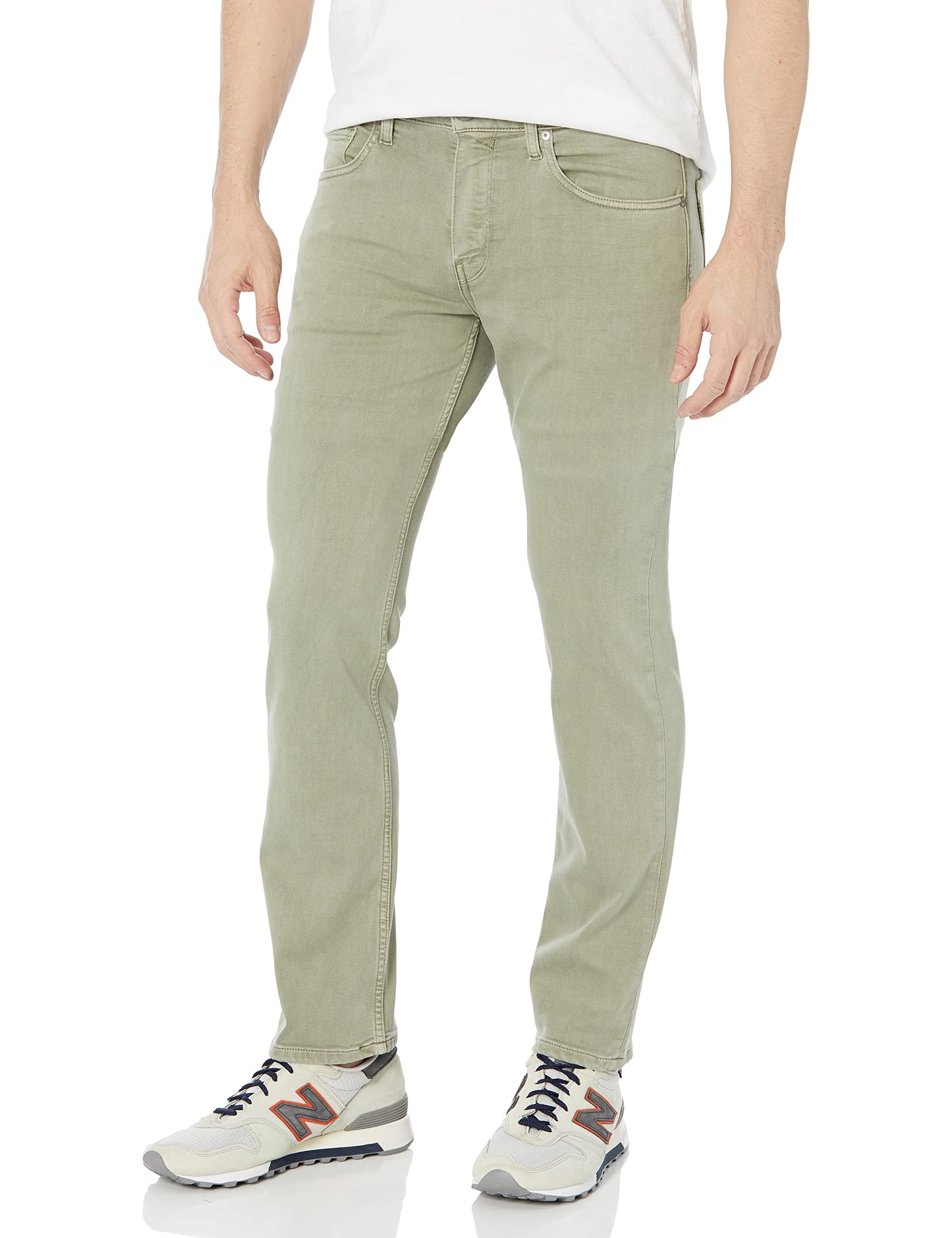 Slim Straight Stretch Denim Jeans
