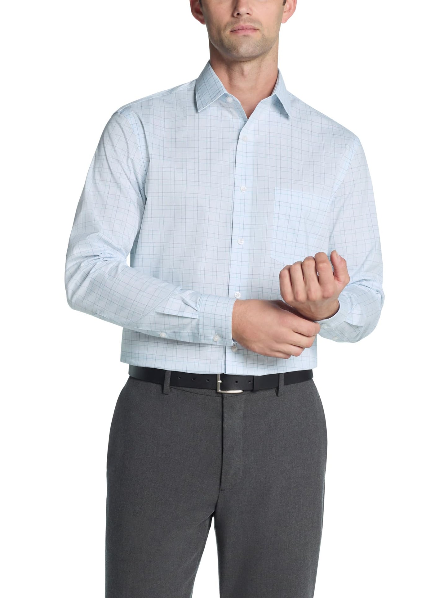 Regular Fit Wrinkle Free Stretch Dress Shirt