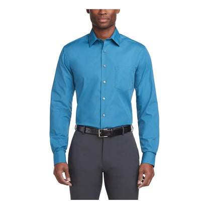 Regular Fit Solid Poplin Dress Shirt