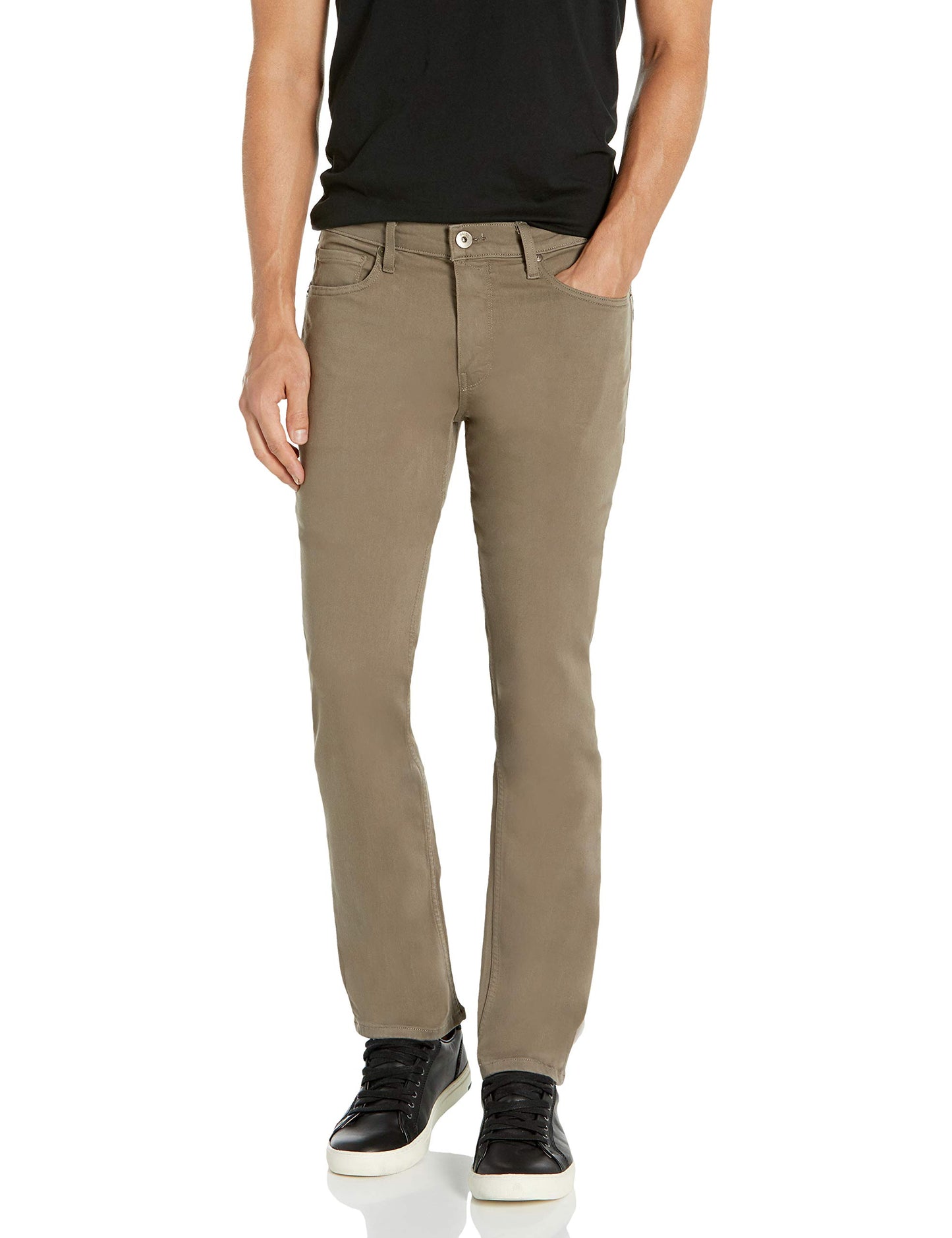 Slim Straight Stretch Denim Jeans