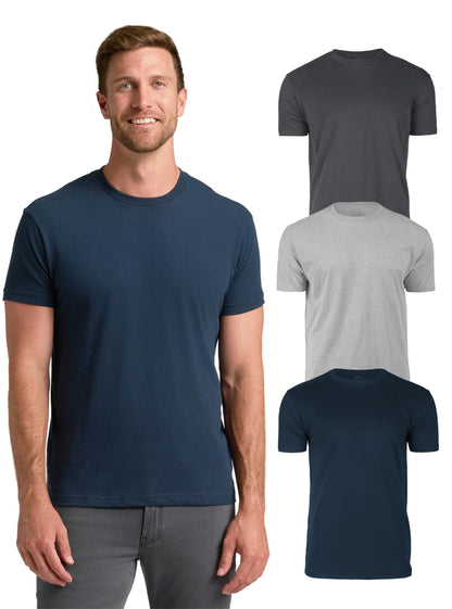 Men’s Cotton Blend Short Sleeve Crew Neck Tees