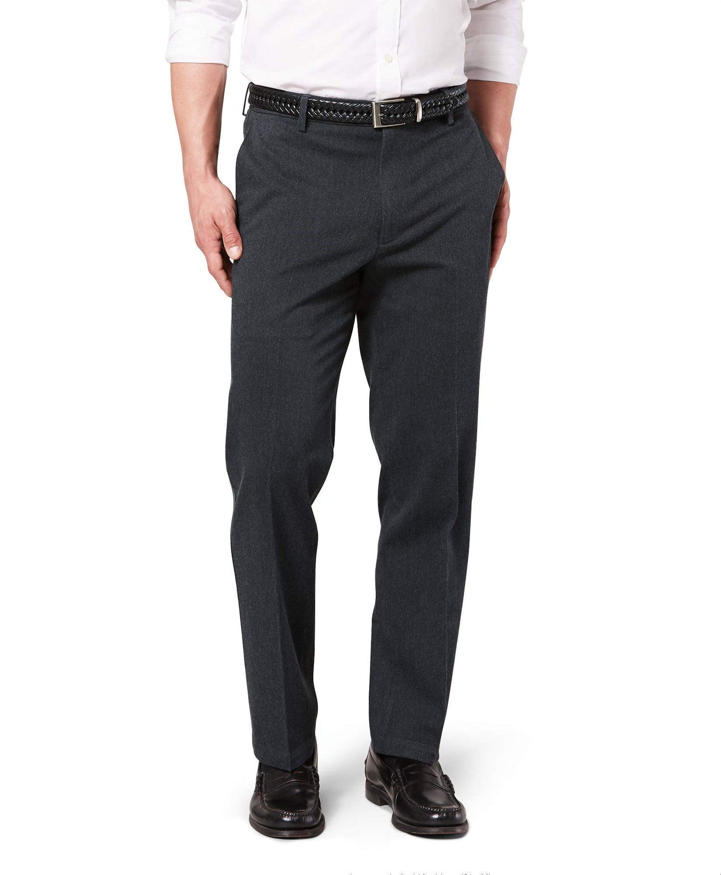 Classic Fit Cotton Stretch Khaki Pants