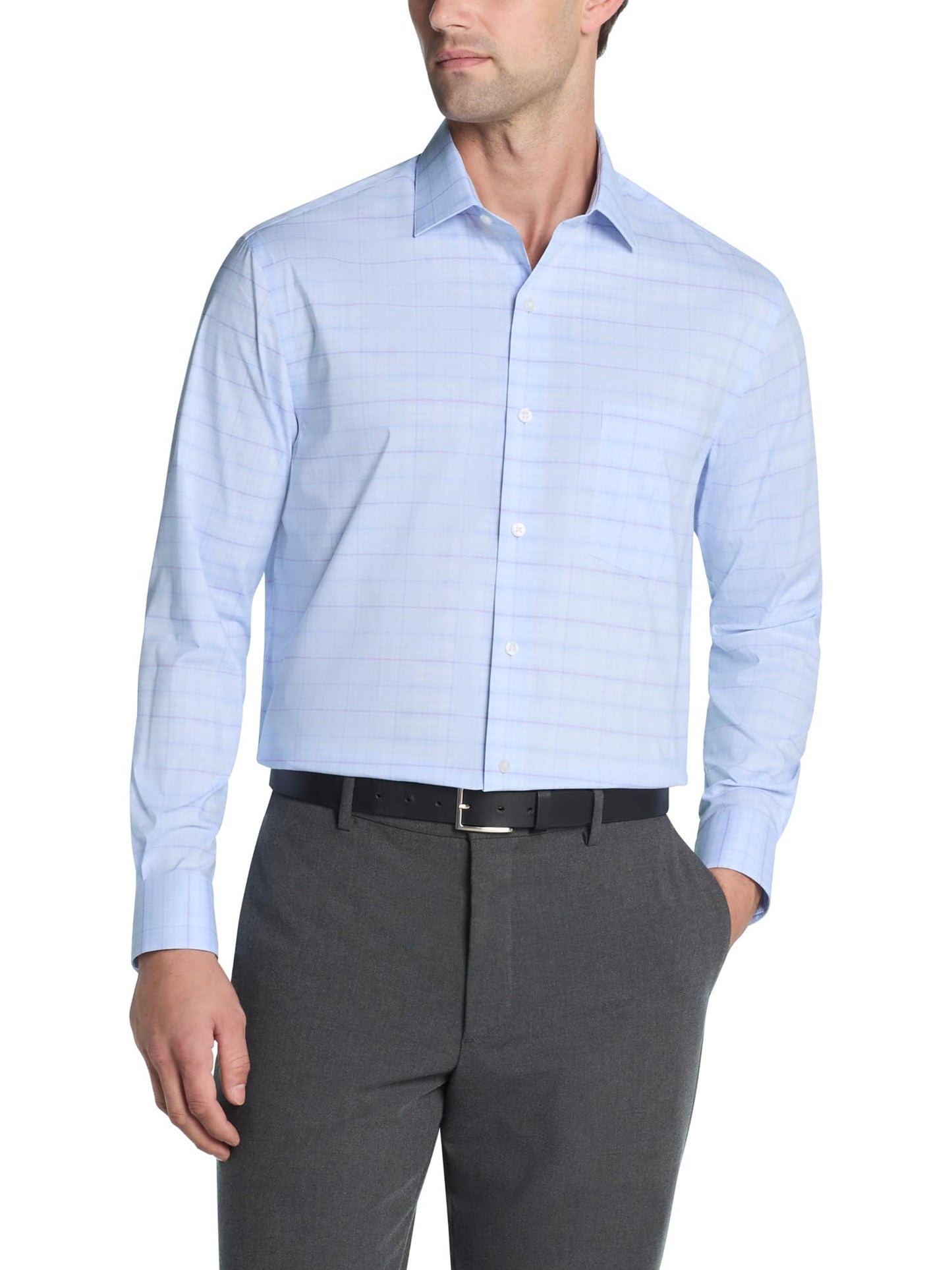Regular Fit Wrinkle Free Stretch Dress Shirt