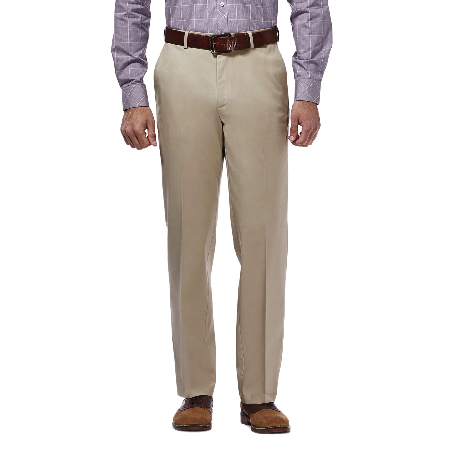 Classic Fit No Iron Flat Front Khaki Pants