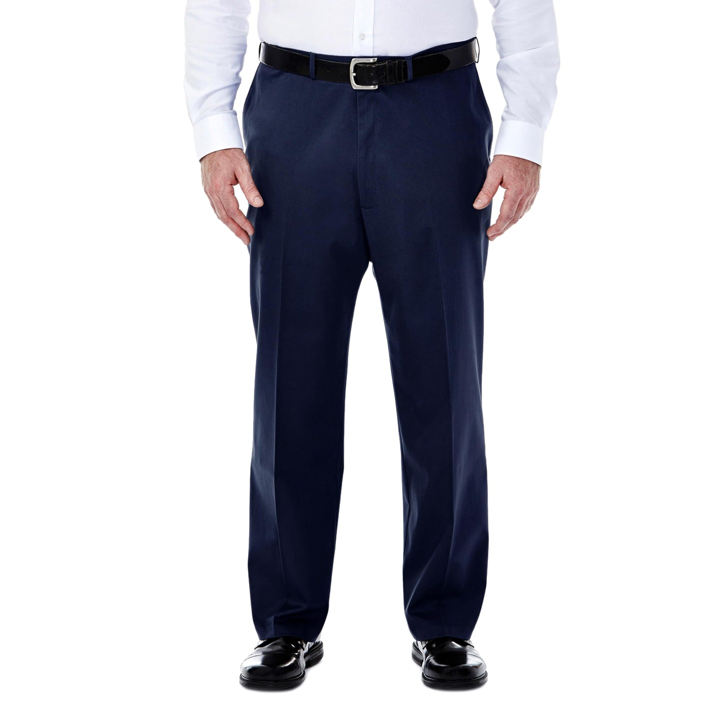 Classic Fit No Iron Flat Front Khaki Pants