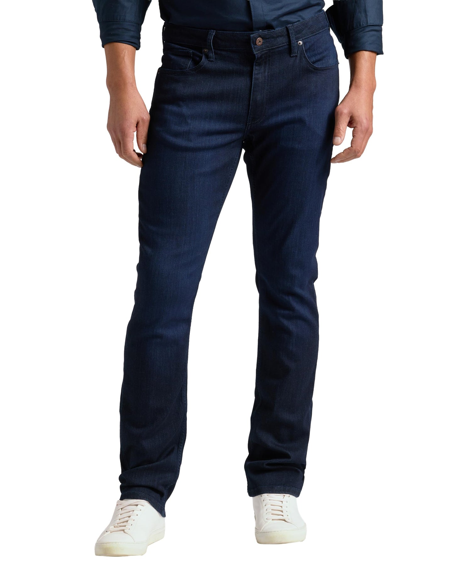 Slim Straight Stretch Denim Jeans