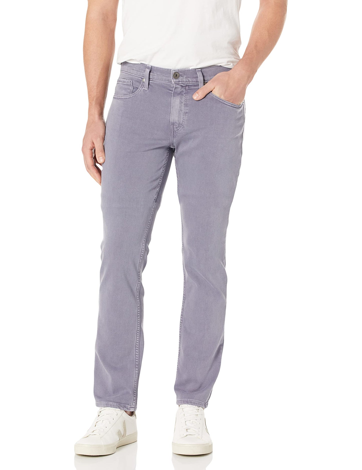 Slim Straight Stretch Denim Jeans