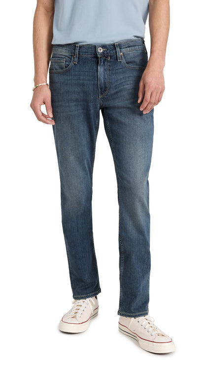Slim Straight Stretch Denim Jeans
