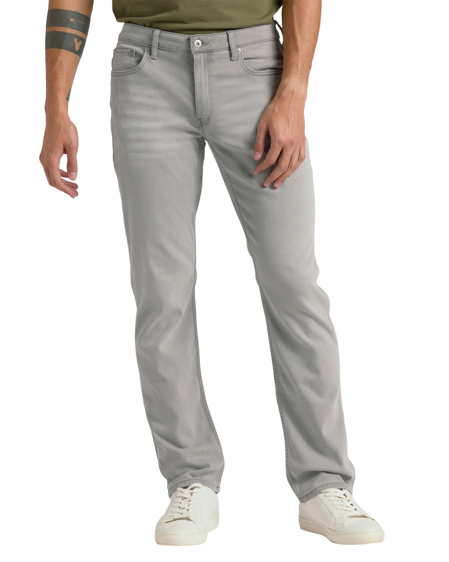 Slim Straight Stretch Denim Jeans