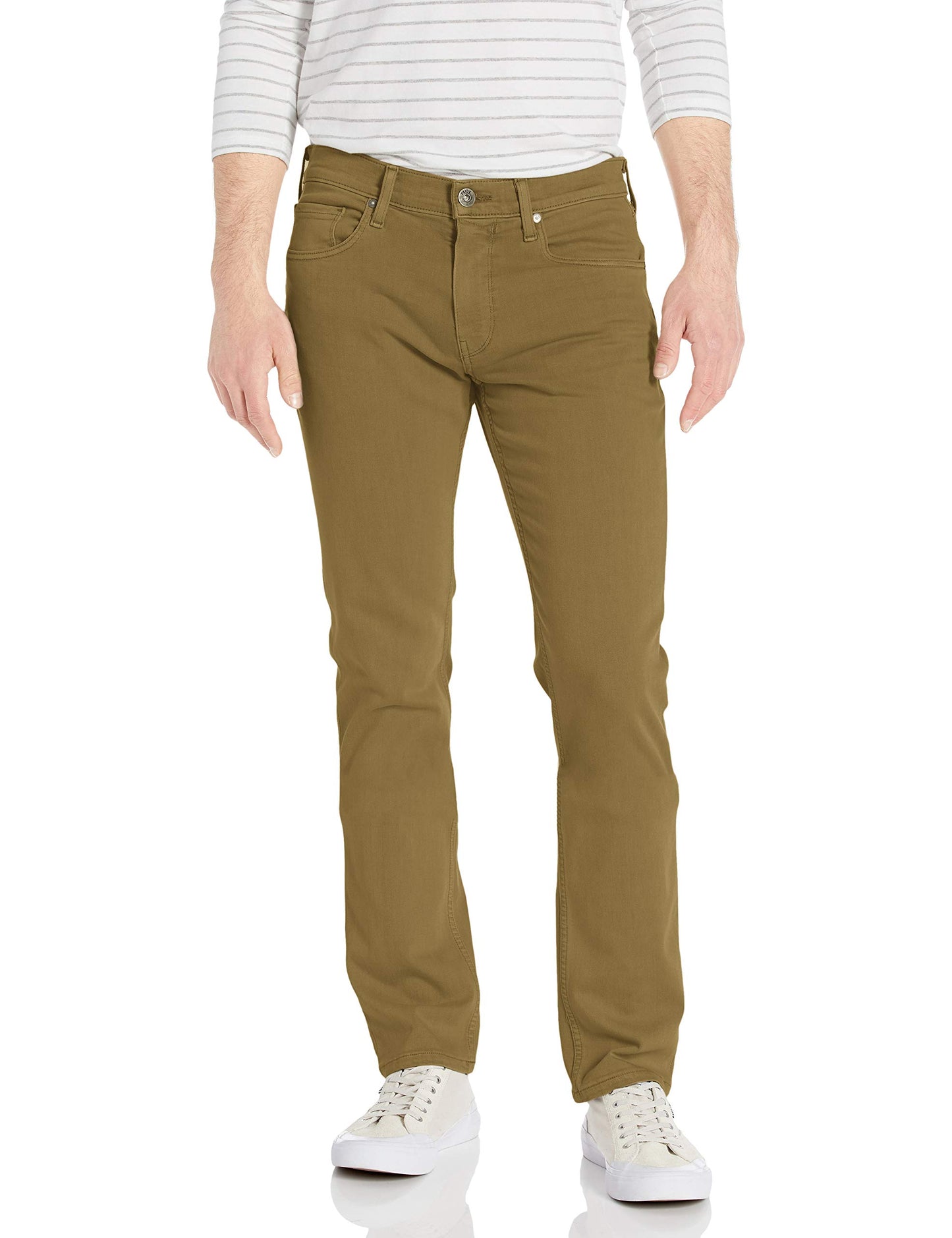 Slim Straight Stretch Denim Jeans