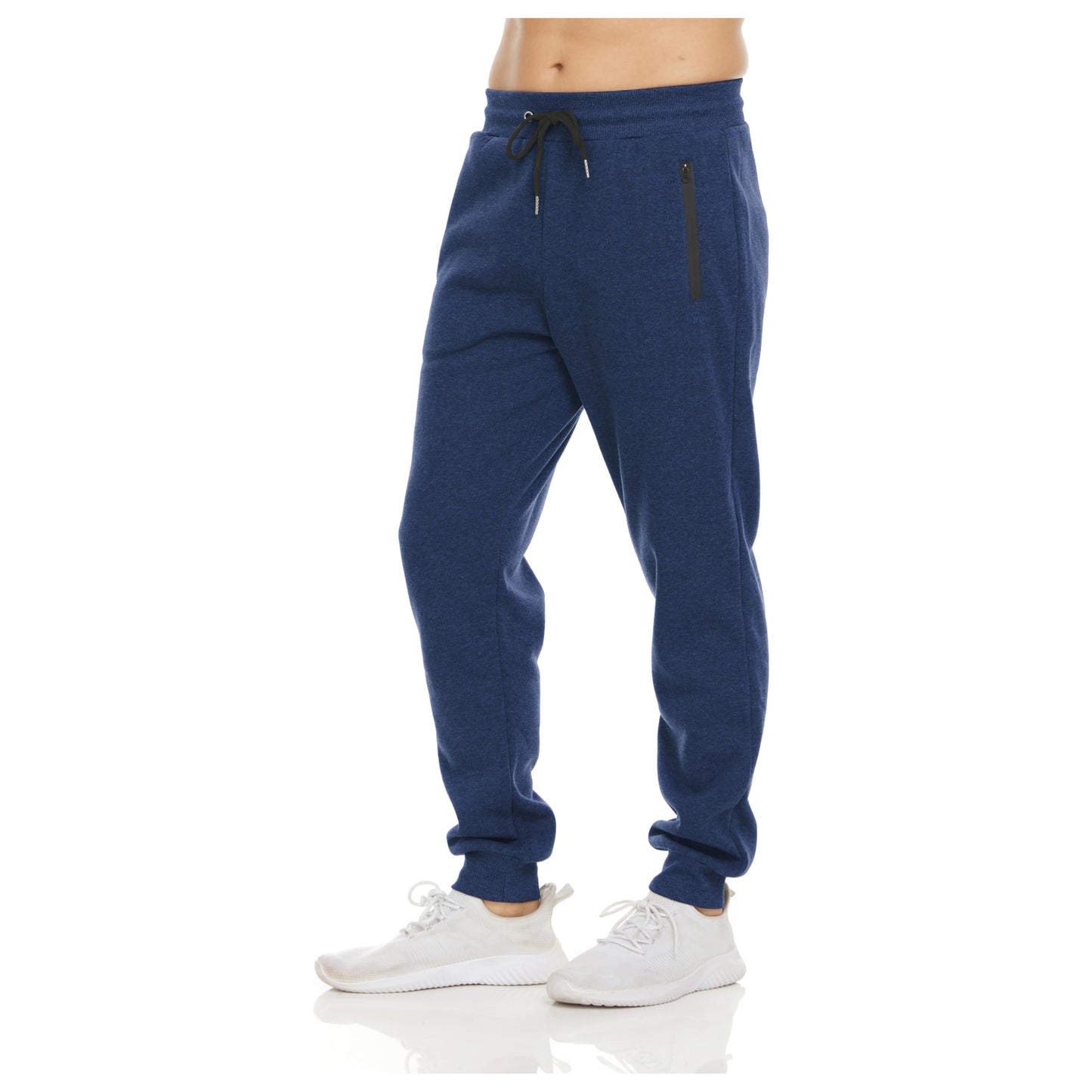 Fleece Active Jogger Pants With Zipper Pockets