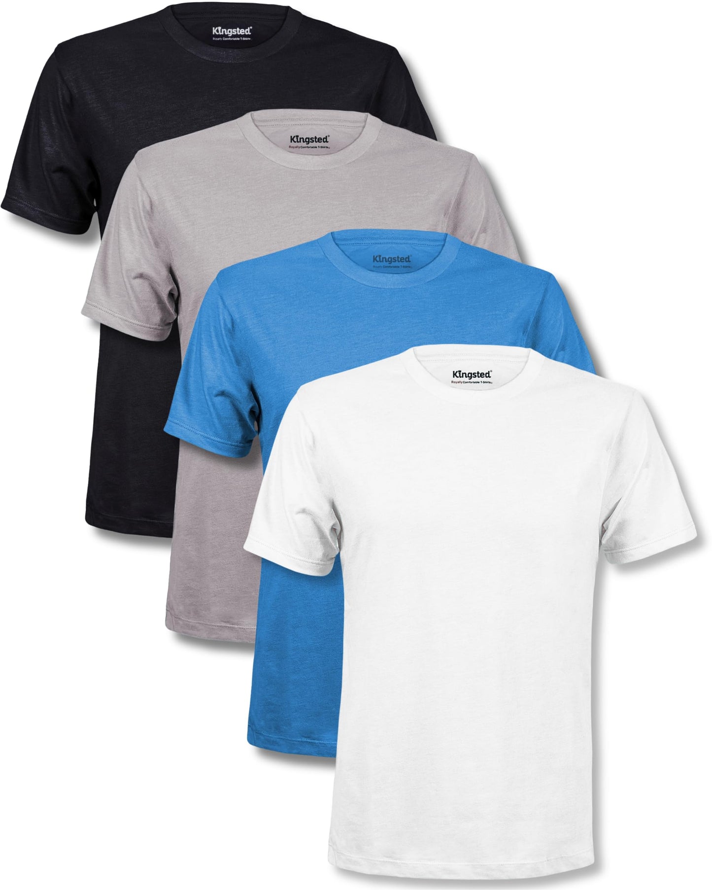 Kingsted T-Shirts for Men Pack - Royally Comfortable - Super Soft Premium Fabric - Well-Crafted Classic Tee