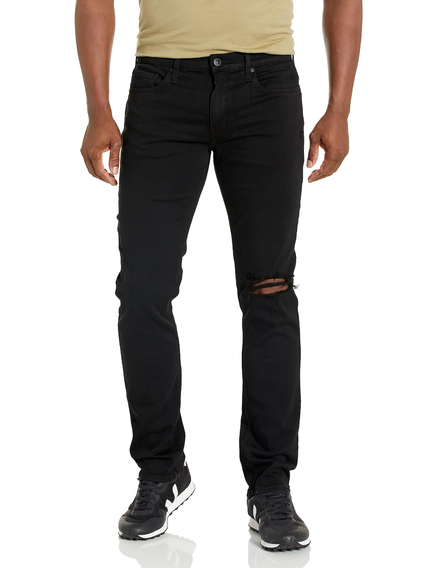 Slim Straight Stretch Denim Jeans