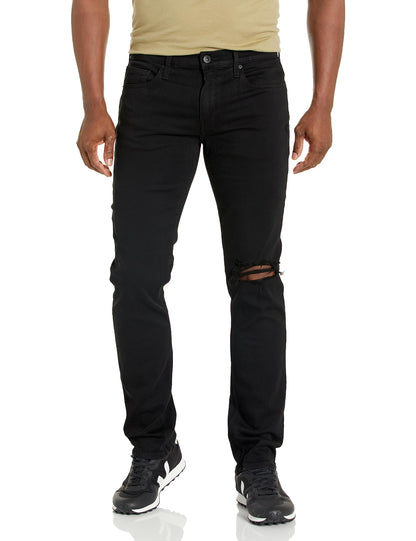 Slim Straight Stretch Denim Jeans