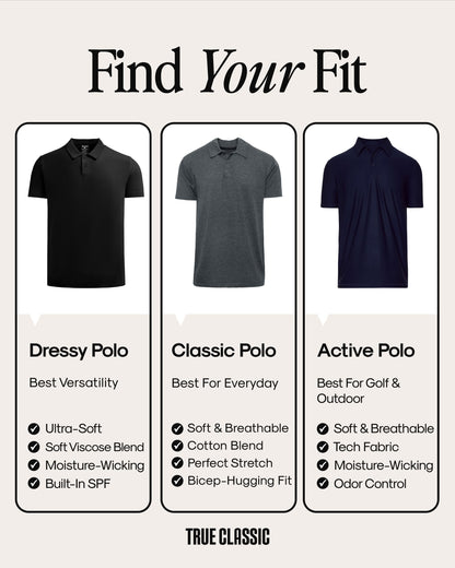 Cotton Dry Fit Short Sleeve Polo Shirt