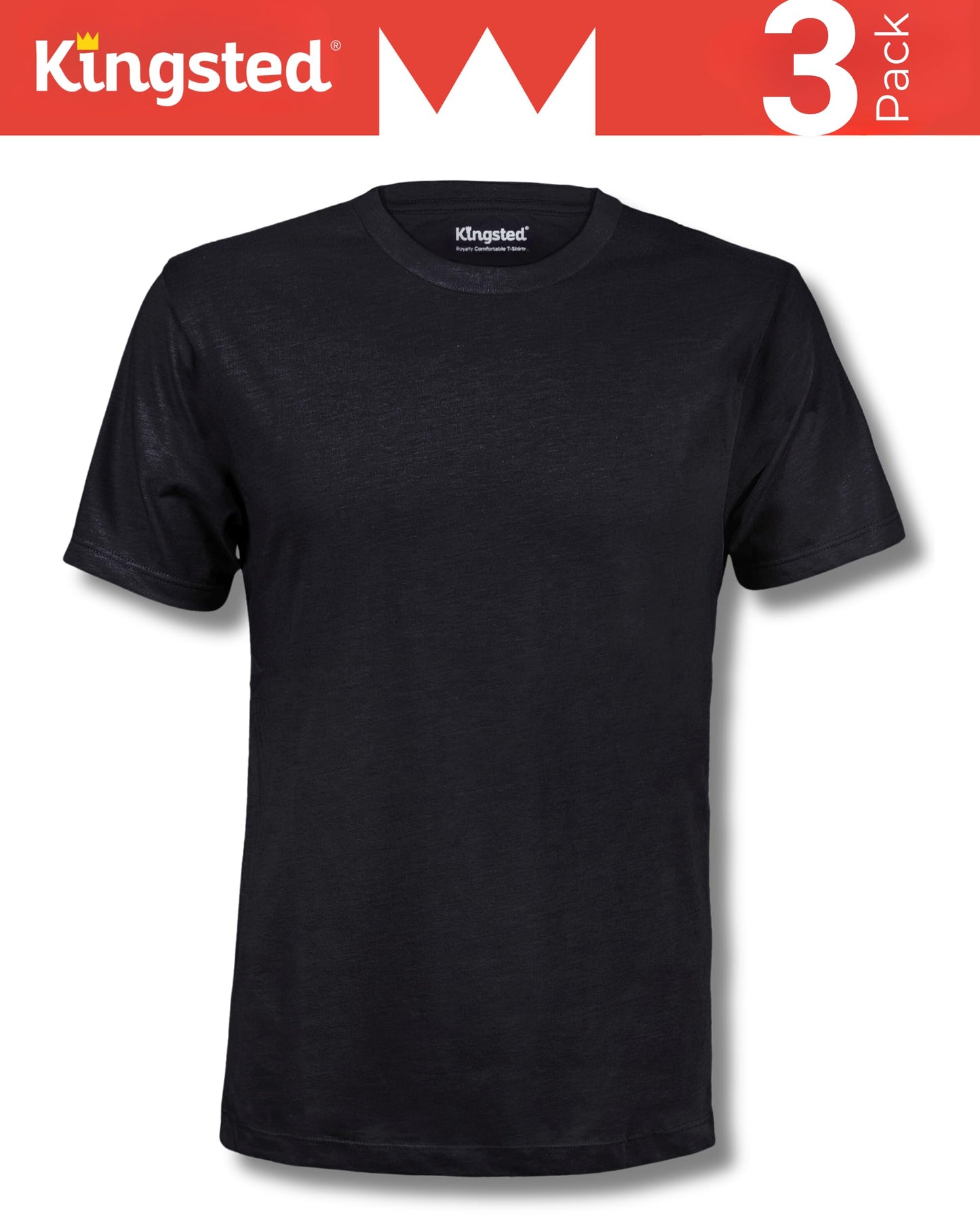 Kingsted T-Shirts for Men Pack - Royally Comfortable - Super Soft Premium Fabric - Well-Crafted Classic Tee
