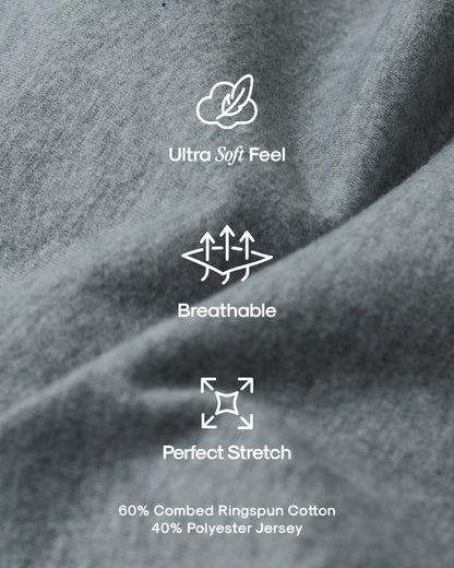 Men’s Cotton Blend Short Sleeve Crew Neck Tees